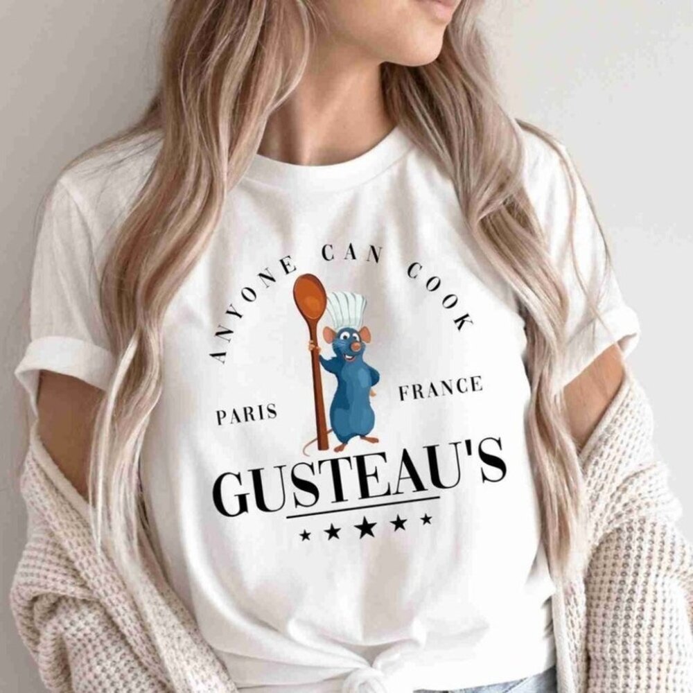 Anyone Can Cook Remy Movie Graphics Tee Unisex Retro T-Shirt 81